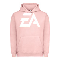 Pigment Salmon #electronicArts EA  white Urban Hoodie - DesigneFamous