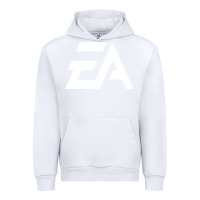 White #electronicArts EA  white Urban Hoodie - DesigneFamous