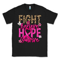 Black Fight believe hope survive Cancer Awareness Classic Tee - HowdyJamesFarm