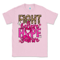Fight Believe Hope Survive Cancer Awareness Classic Tee | Teevron
