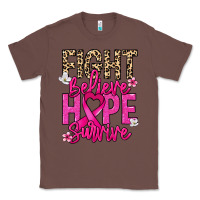 Chestnut Fight believe hope survive Cancer Awareness Classic Tee - HowdyJamesFarm