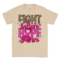 Mushroom Fight believe hope survive Cancer Awareness Classic Tee - HowdyJamesFarm