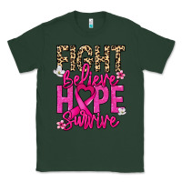 Sports Green Fight believe hope survive Cancer Awareness Classic Tee - HowdyJamesFarm