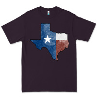Plum Texas Watercolor Map Premium Tee - Jasminsmagicworld