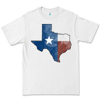White Texas Watercolor Map Premium Tee - Jasminsmagicworld