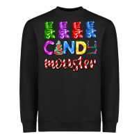 Black candy monster with jelly bear Heavyweight Sweatshirt - AdoDesignShop