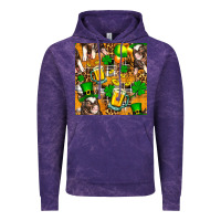 Cloud Purple St. Patrick's Day Pig With Beer And Shamrock Seamless Vintage Hoodie - FaDigitalArtStudio