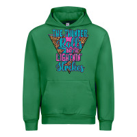 Emerald THE THUNDER ROLLS AND THE LIGHTNIN’ STRİKES Urban Hoodie - JahusDesignShop
