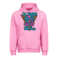 Fuchsia Pink THE THUNDER ROLLS AND THE LIGHTNIN’ STRİKES Urban Hoodie - JahusDesignShop