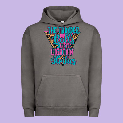 The Thunder Rolls And The Lightnin’ Strİkes Urban Hoodie Designed By Jahusdesignshop