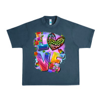 Midnight Navy Love pride Urban Heavy Tee - FaDigitalArtStudio