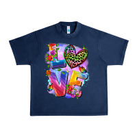 Navy Love pride Urban Heavy Tee - FaDigitalArtStudio