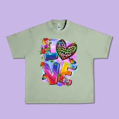 Love Pride Urban Heavy Tee Designed By Fadigitalartstudio