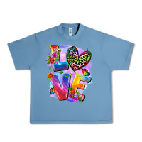 Pebble Blue Love pride Urban Heavy Tee - FaDigitalArtStudio