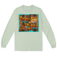 Matcha autumn skies pumpkin pies tumbler Long Sleeve Tee - BundleAndBundleShop