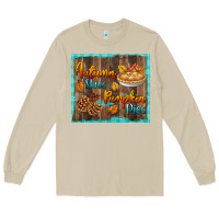 Mushroom autumn skies pumpkin pies tumbler Long Sleeve Tee - BundleAndBundleShop