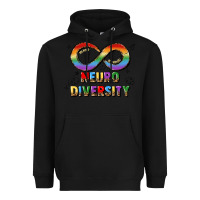 Black neurodiversity Heavyweight Hoodie - JahusDesignShop