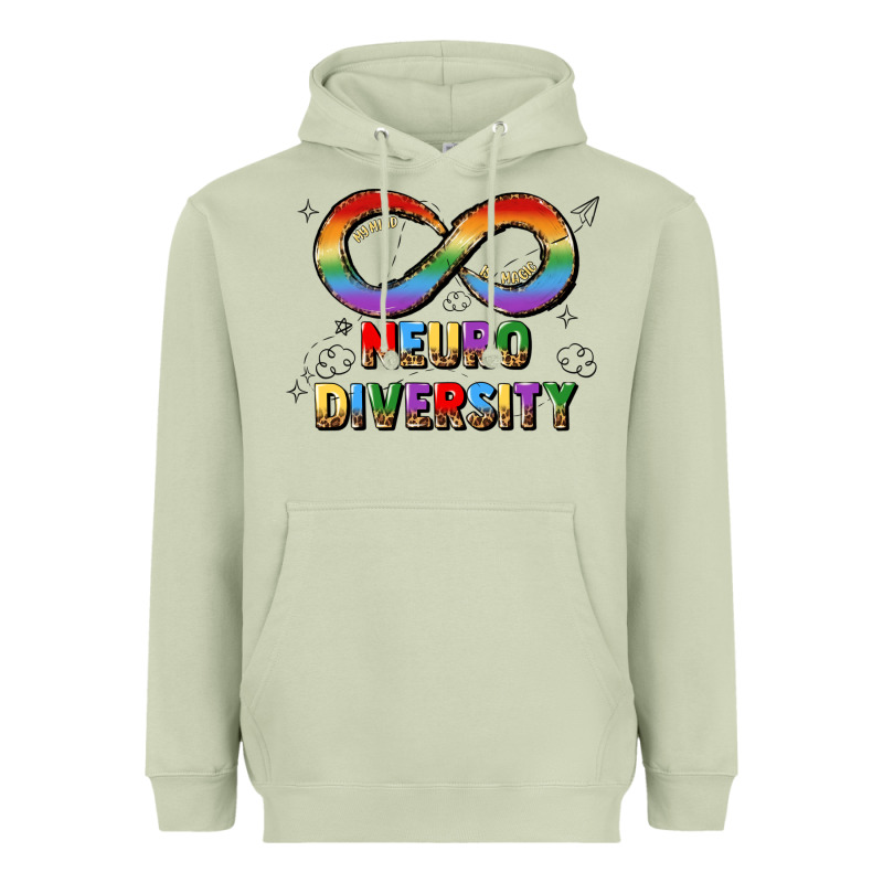 Neurodiversity Heavyweight Hoodie by JahusDesignShop | Teevron