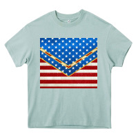 Arona glitter american flag Heavy Core Tee - TumblerDesignByShophia
