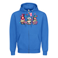 True Royal nurse gnomes Zipper Hoodie - AdoDesignShop