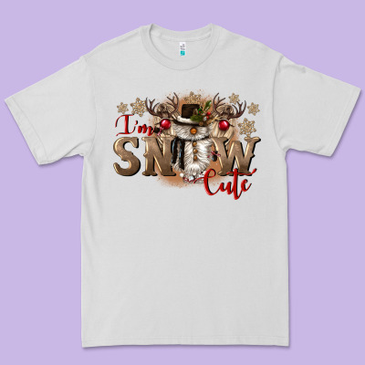 Im Snow Cute Premium Tee Designed By Cowgirlartshop