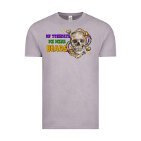 Vintage Zinc On tuesdays we wear beads skull Vintage Tee - FaDigitalArtStudio