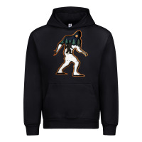 Black bigfoot wood layered christmas Urban Hoodie - DesigneFamous