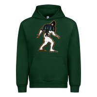 Forest Green bigfoot wood layered christmas Urban Hoodie - DesigneFamous