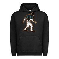 Pigment Black bigfoot wood layered christmas Urban Hoodie - DesigneFamous
