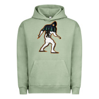 Pigment Oil Green bigfoot wood layered christmas Urban Hoodie - DesigneFamous