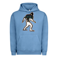Pigment Pebble Blue bigfoot wood layered christmas Urban Hoodie - DesigneFamous