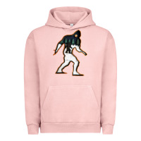 Pigment Salmon bigfoot wood layered christmas Urban Hoodie - DesigneFamous