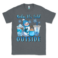 Charcoal Heather baby it's cold outside Classic Tee - CowGirlArtShop