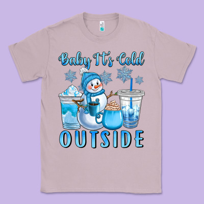 Baby It's Cold Outside Classic Tee Designed By Cowgirlartshop