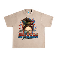 French Oak All American nana messy bun Urban Heavy Tee - FaDigitalArtStudio