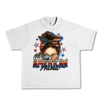 Lunar Rock All American nana messy bun Urban Heavy Tee - FaDigitalArtStudio