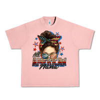 Salmon All American nana messy bun Urban Heavy Tee - FaDigitalArtStudio