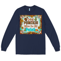 Navy cutest pumpkin in the patch Long Sleeve Tee - BundleAndBundleShop