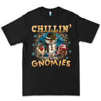 Black chillin with my gnomies Premium Tee - CowGirlArtShop