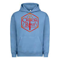 Pigment Pebble Blue critical role Urban Hoodie - DesigneFamous