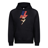 Black Lightning Bolt Urban Hoodie - JahusDesignShop