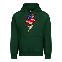Foreset Green Lightning Bolt Urban Hoodie - JahusDesignShop