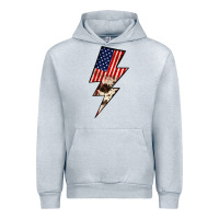 Heather Grey Lightning Bolt Urban Hoodie - JahusDesignShop