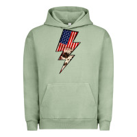 Pigment Oil Green Lightning Bolt Urban Hoodie - JahusDesignShop