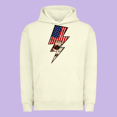 Lightning Bolt Urban Hoodie Designed By Jahusdesignshop