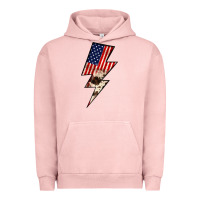 Pigment Salmon Lightning Bolt Urban Hoodie - JahusDesignShop
