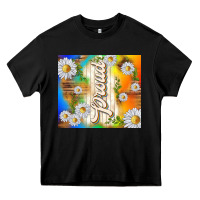 Black proud with daisies Heavy Core Tee - TumblerDesignByShophia