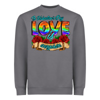 Storm in valentines day love is everywhere Heavyweight Sweatshirt - AdoDesignShop