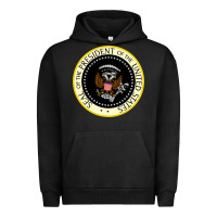 Pigment Black fake seal of the president of the united states Urban Hoodie - DesigneFamous