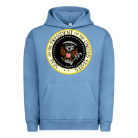 Pigment Pebble Blue fake seal of the president of the united states Urban Hoodie - DesigneFamous